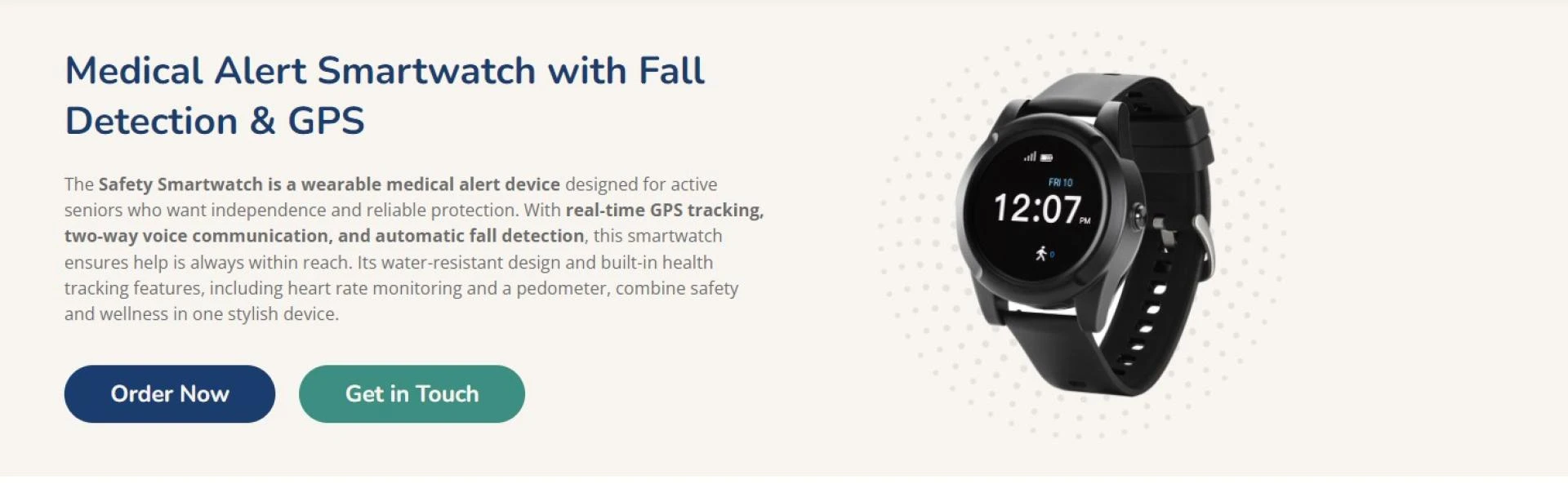 Get 24/7 support with a personal emergency response pendant now.
