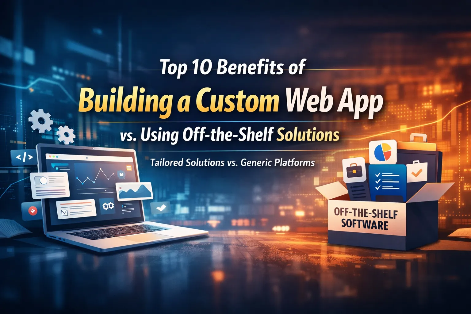 Top 10 Benefits of Building a Custom Web App vs. Using Off-the-Shelf Solutions