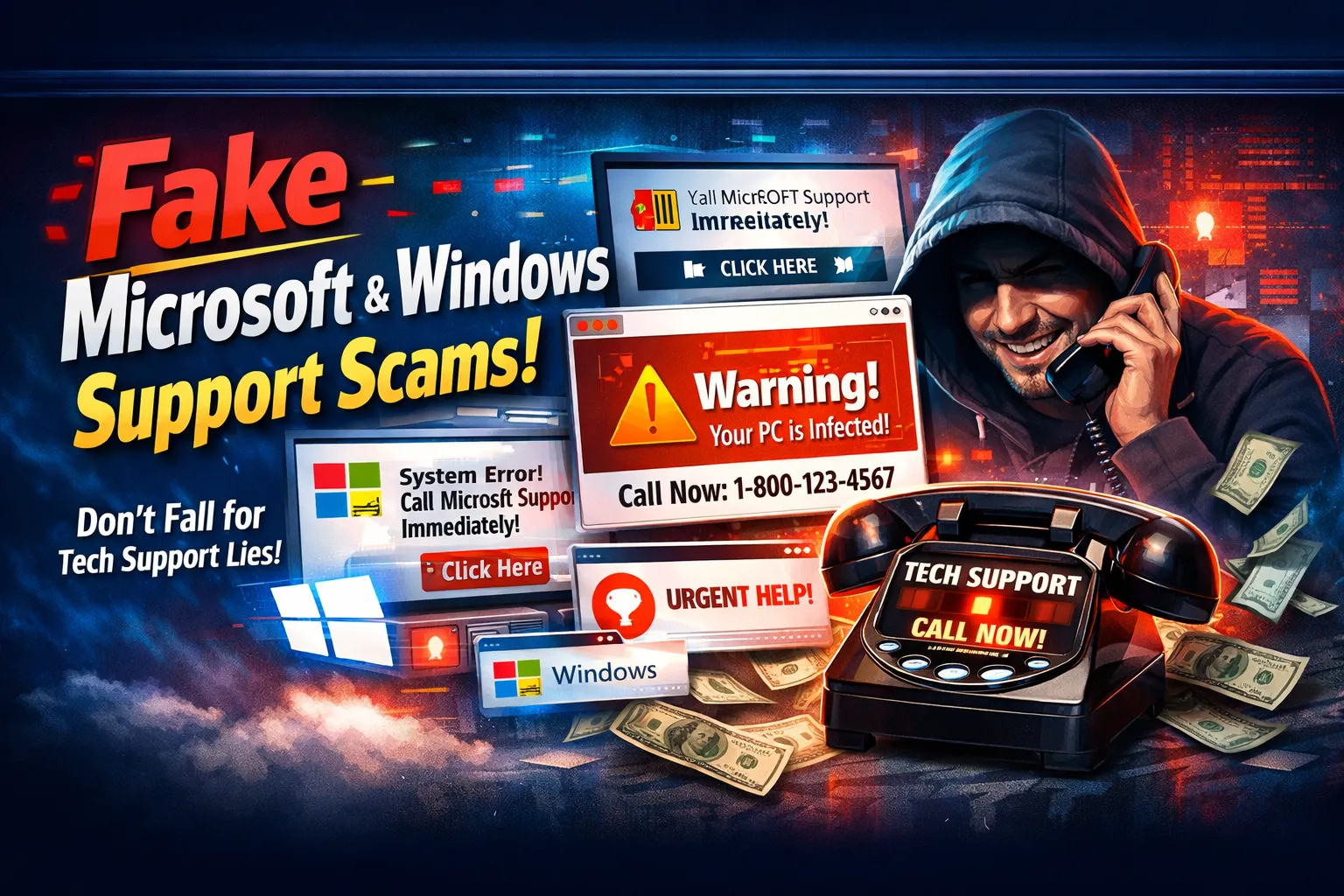 Fake Microsoft & Windows Support Scams