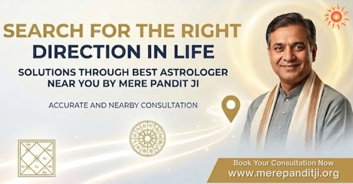 Search for the Right Direction in Life Solutions through Best Astrologer Near Me by Mere Pandit Ji