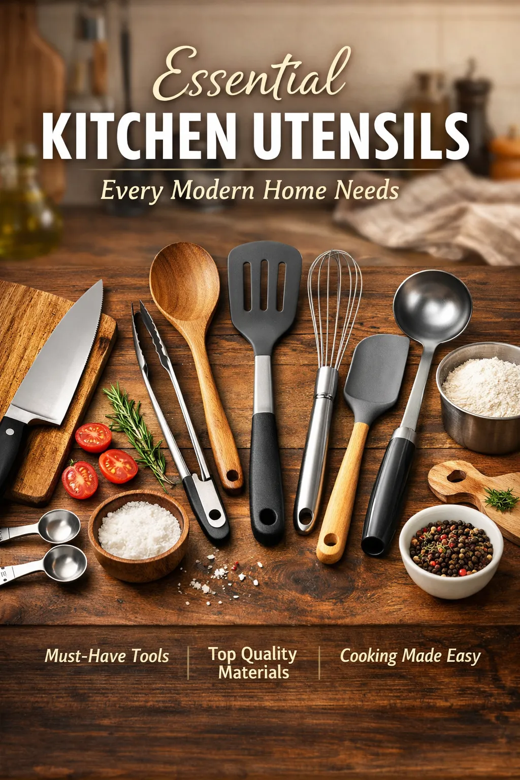 Essential Kitchen Utensils Every Modern Home Needs