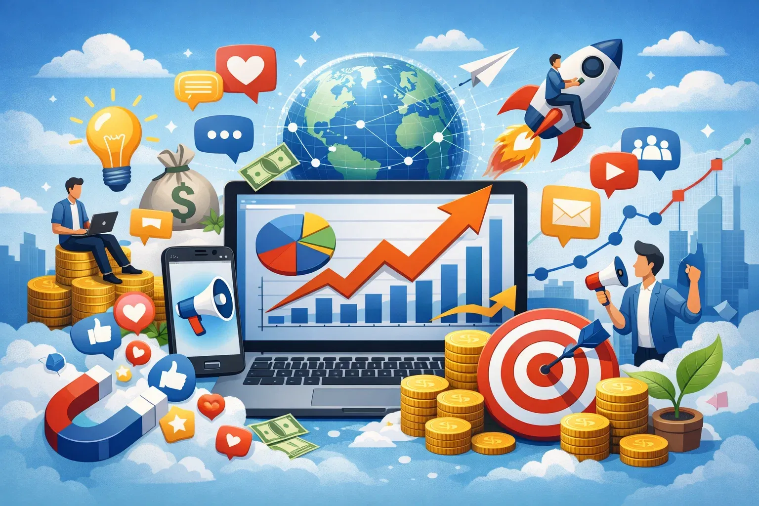 Smart Ways to Scale Your Business with Cost-Effective Digital Marketing and Social Media