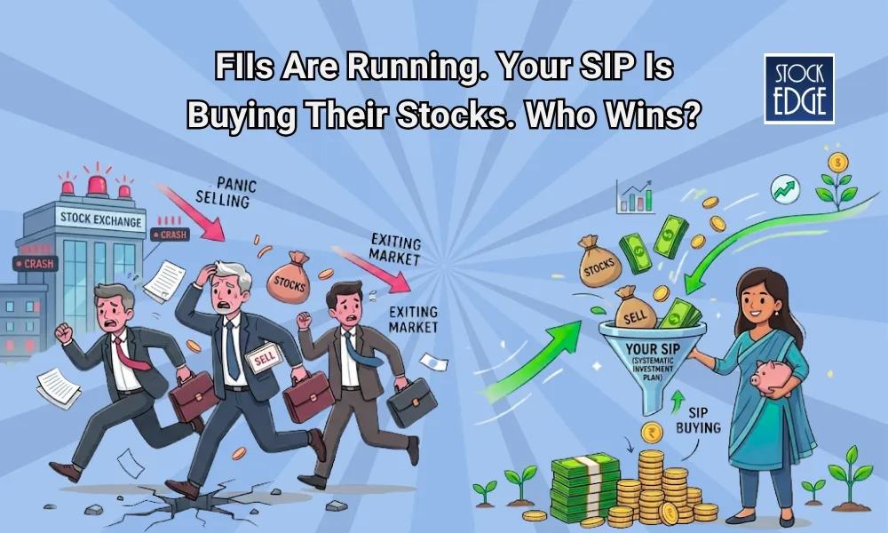 FIIs Are Running. Your SIP Is Buying Their Stocks. Who Wins?