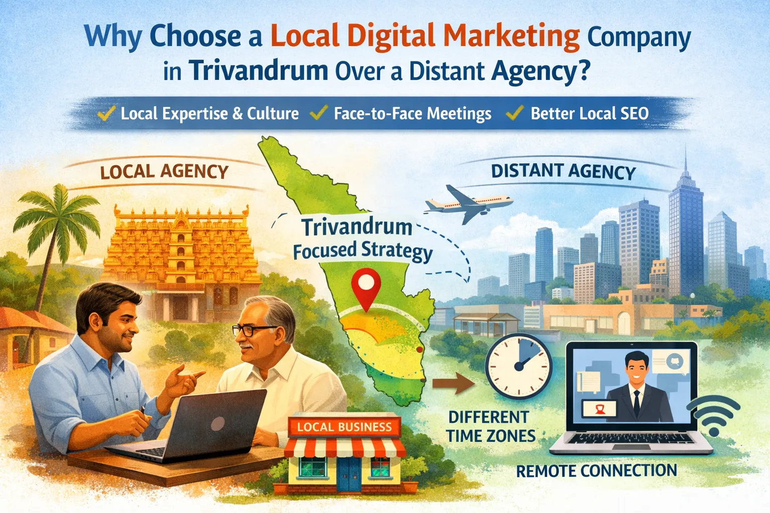 Why Does Your Business Need a Local Digital Marketing Company in Trivandrum — Not a Distant Agency?