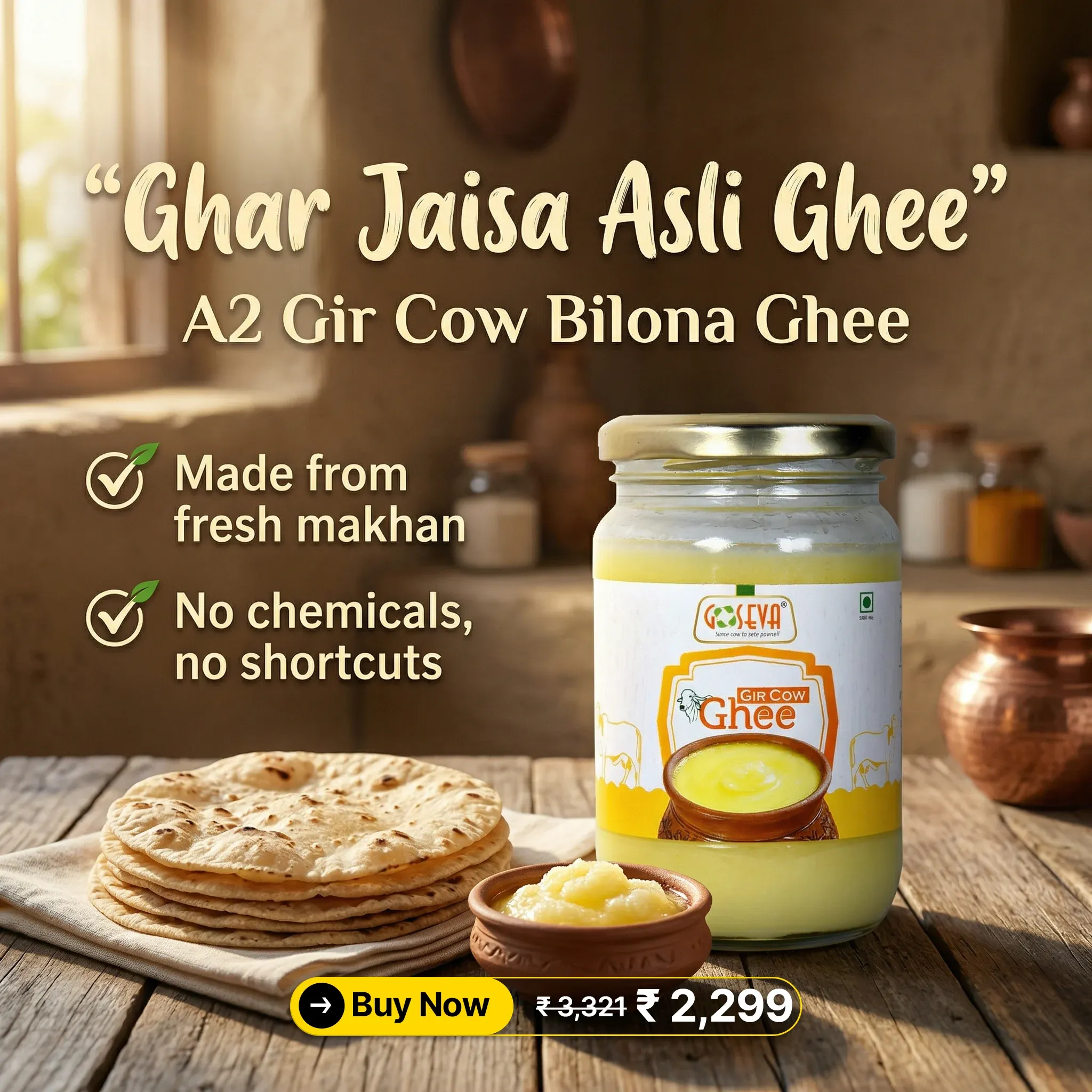 What is A2 Ghee? Benefits, A1 vs A2 Difference & Best A2 Ghee Brands in India