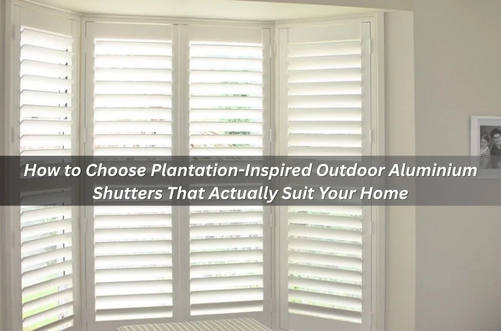 How to Choose Plantation-Inspired Outdoor Aluminium Shutters That Actually Suit Your Home