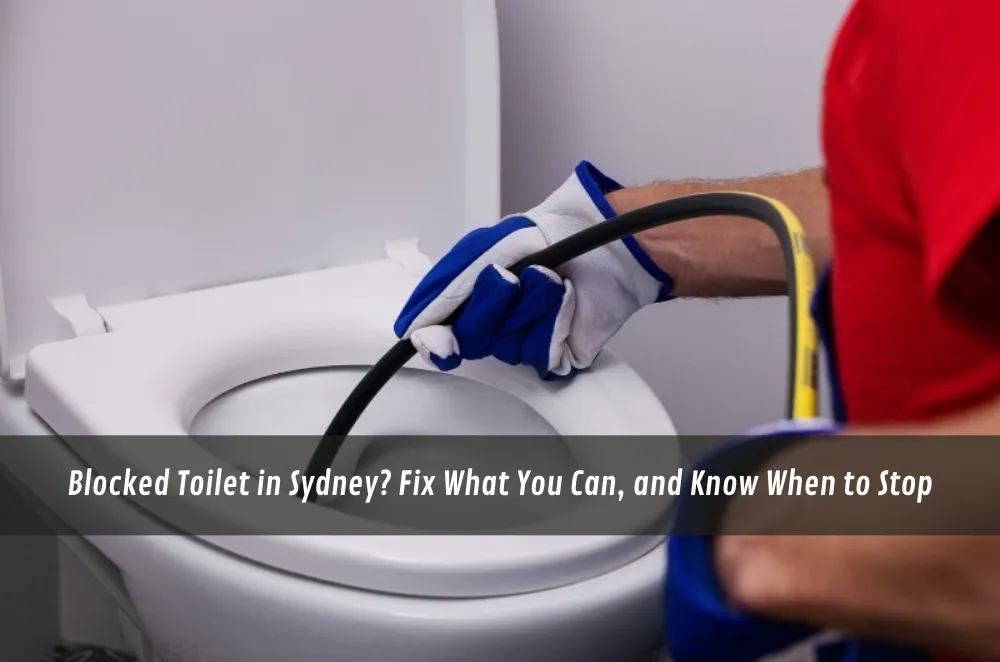 Blocked Toilet in Sydney? Fix What You Can, and Know When to Stop