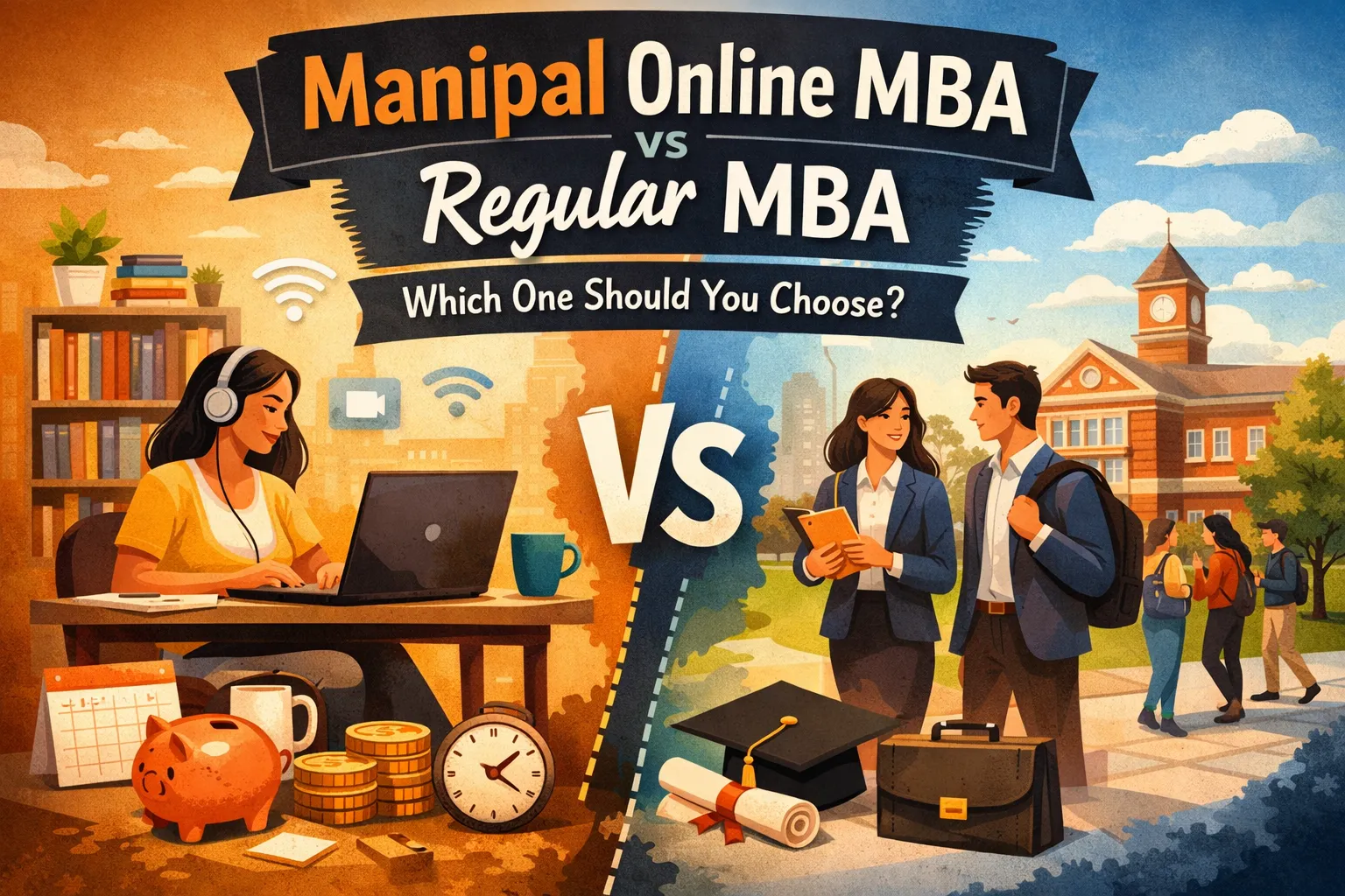 Manipal Online MBA vs Regular MBA: Which One Should You Choose?