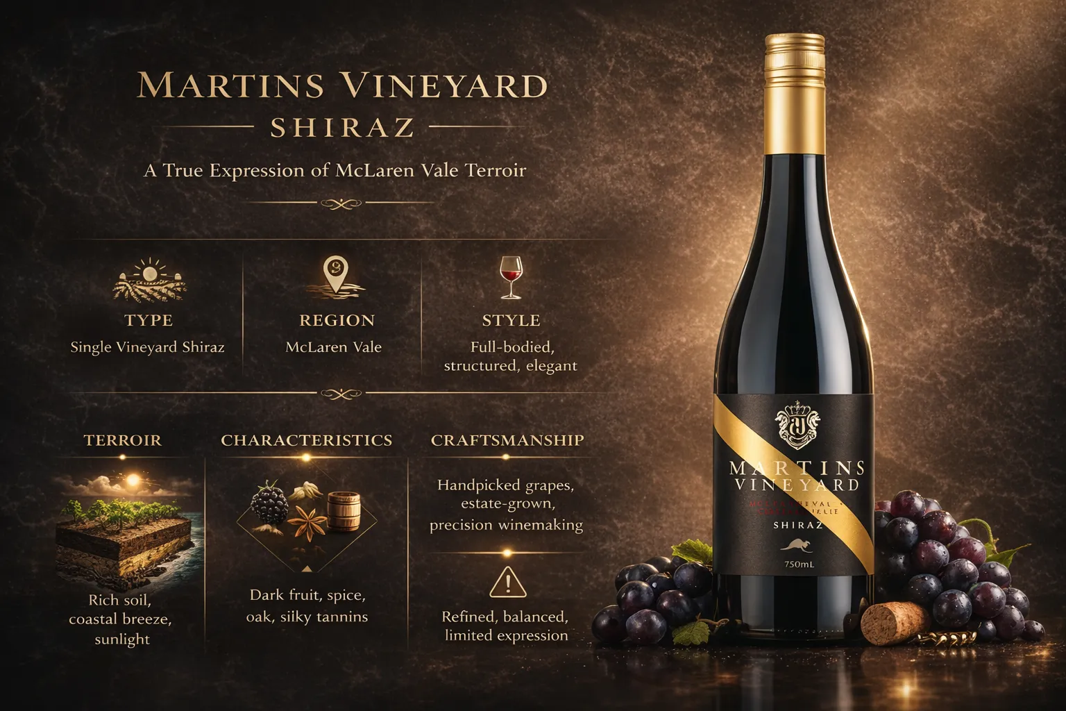 Martins Vineyard Shiraz From Curtis Family Vineyards, SA
