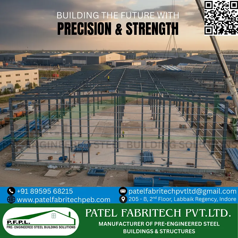 Pre-Engineered Structures: Enhancing Construction through Structural Steel and PEB Steel Fabrication from Patel Fabritech Pvt. Ltd.