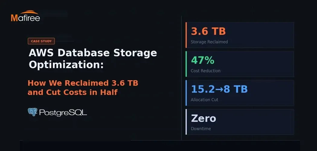 AWS Database Storage Optimization: Reclaiming 3.6 TB and Cutting Costs in Half