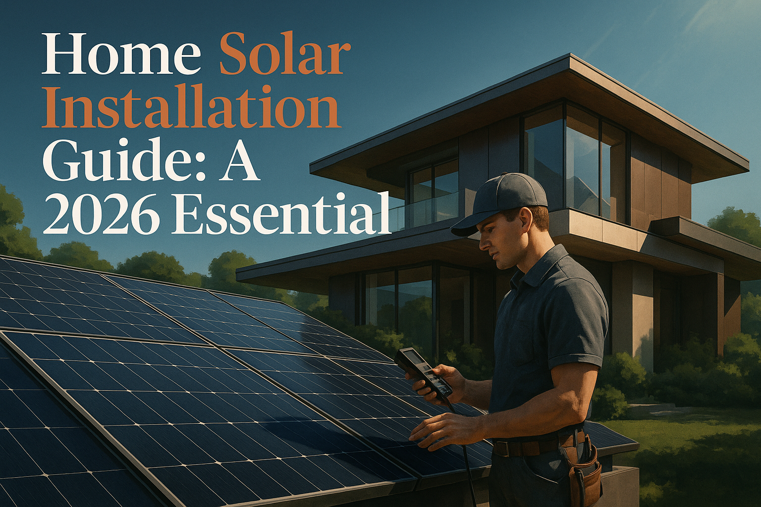 Home Solar Installation Guide: A 2026 Essential