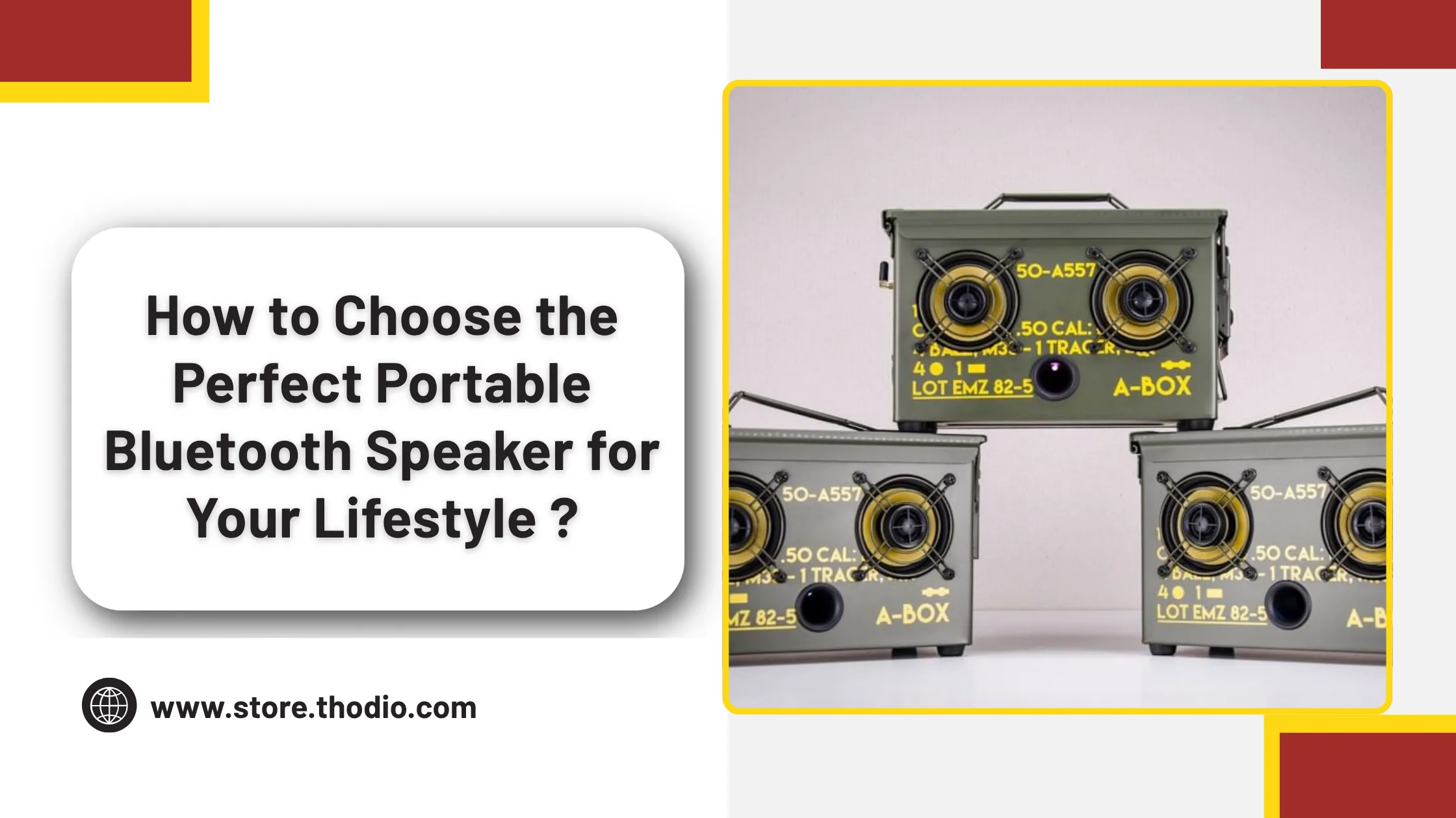 How to Choose the Perfect Portable Bluetooth Speaker for Your Lifestyle ?