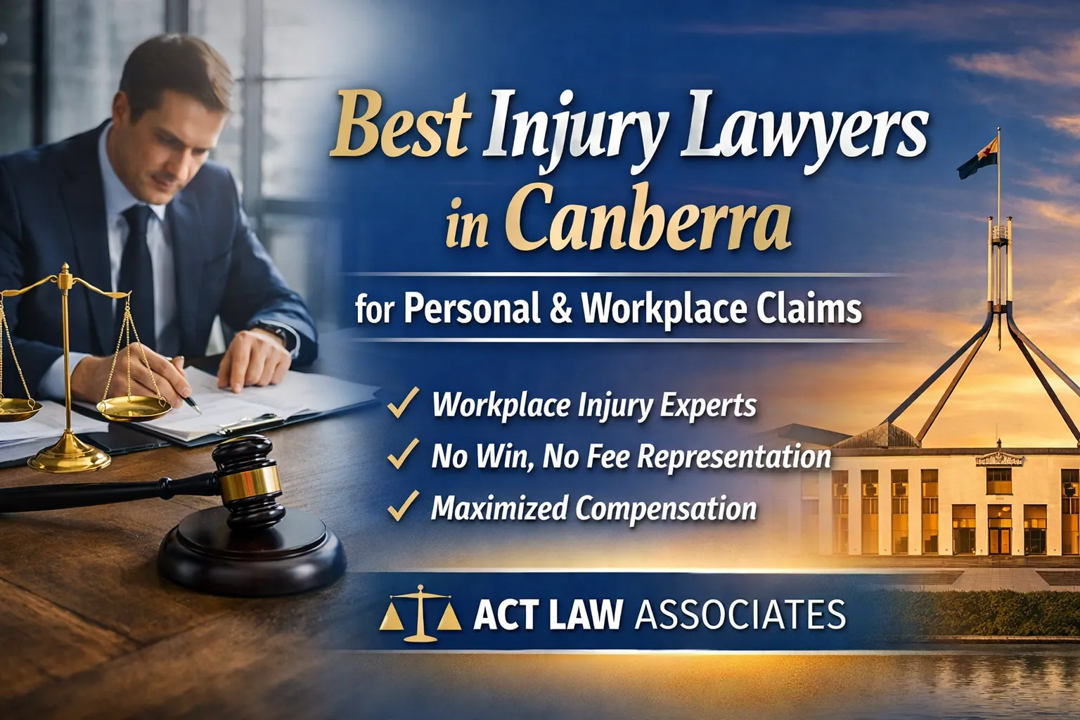 Best Injury Lawyers in Canberra for Personal & Workplace Claims – ACT Law Associates