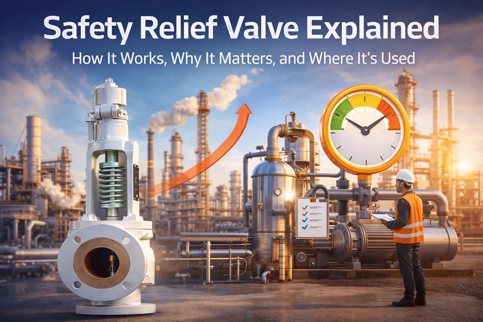 Safety Relief Valve Explained: How It Works, Why It Matters, and Where It’s Used