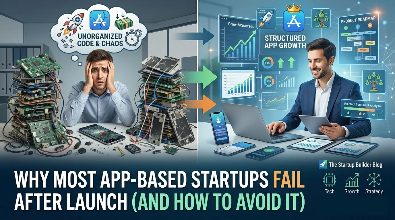 Why Most App-Based Startups Fail After Launch (And How to Avoid It)