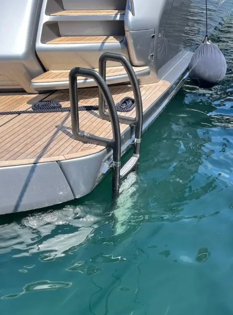 Luxury Carbon Fiber Swim Ladders Mallorca for Modern Yachts