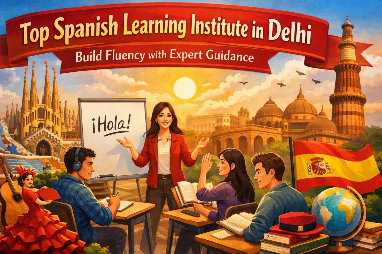 Top Spanish Learning Institute in Delhi: Build Fluency with Expert Guidance