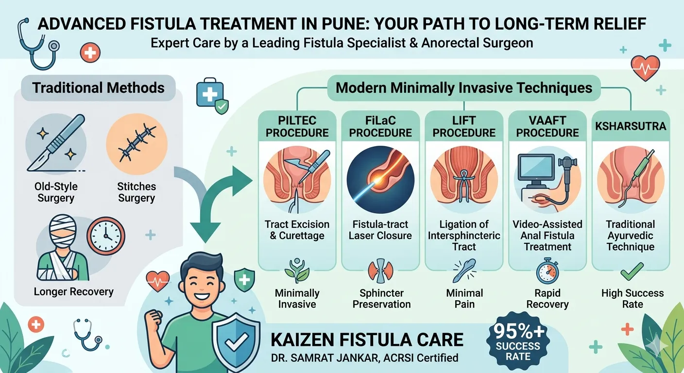 Best Fistula Specialist in Pune: Advanced Treatment Options for Long-Term Relief