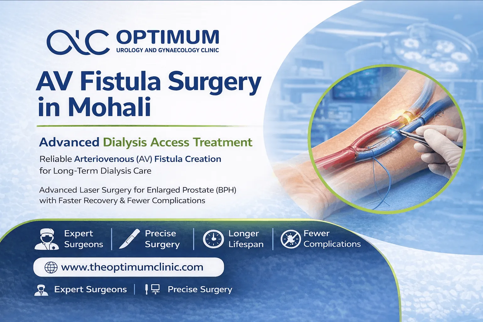 Advanced AV Fistula Surgery in Mohali by Experienced Specialists