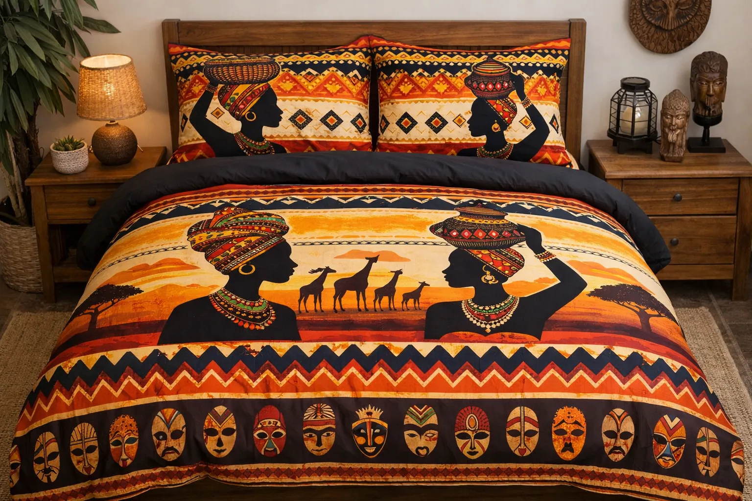 Transform Your Bedroom and Bathroom with African-Inspired Home Décor