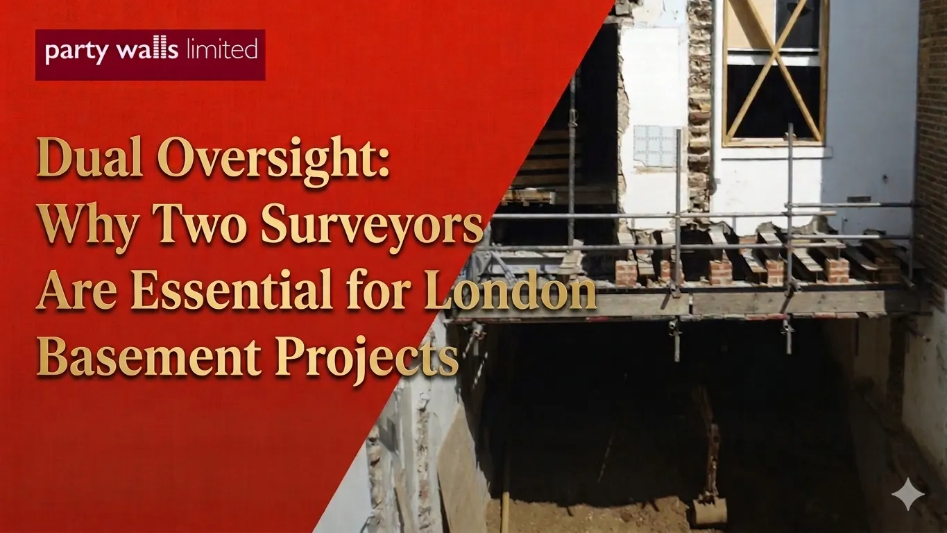Dual Oversight: Why Two Surveyors Are Essential for London Basement Projects