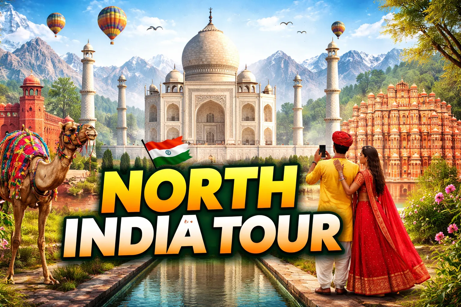 North India Tour Itinerary with Temples, Forts, and Landscapes