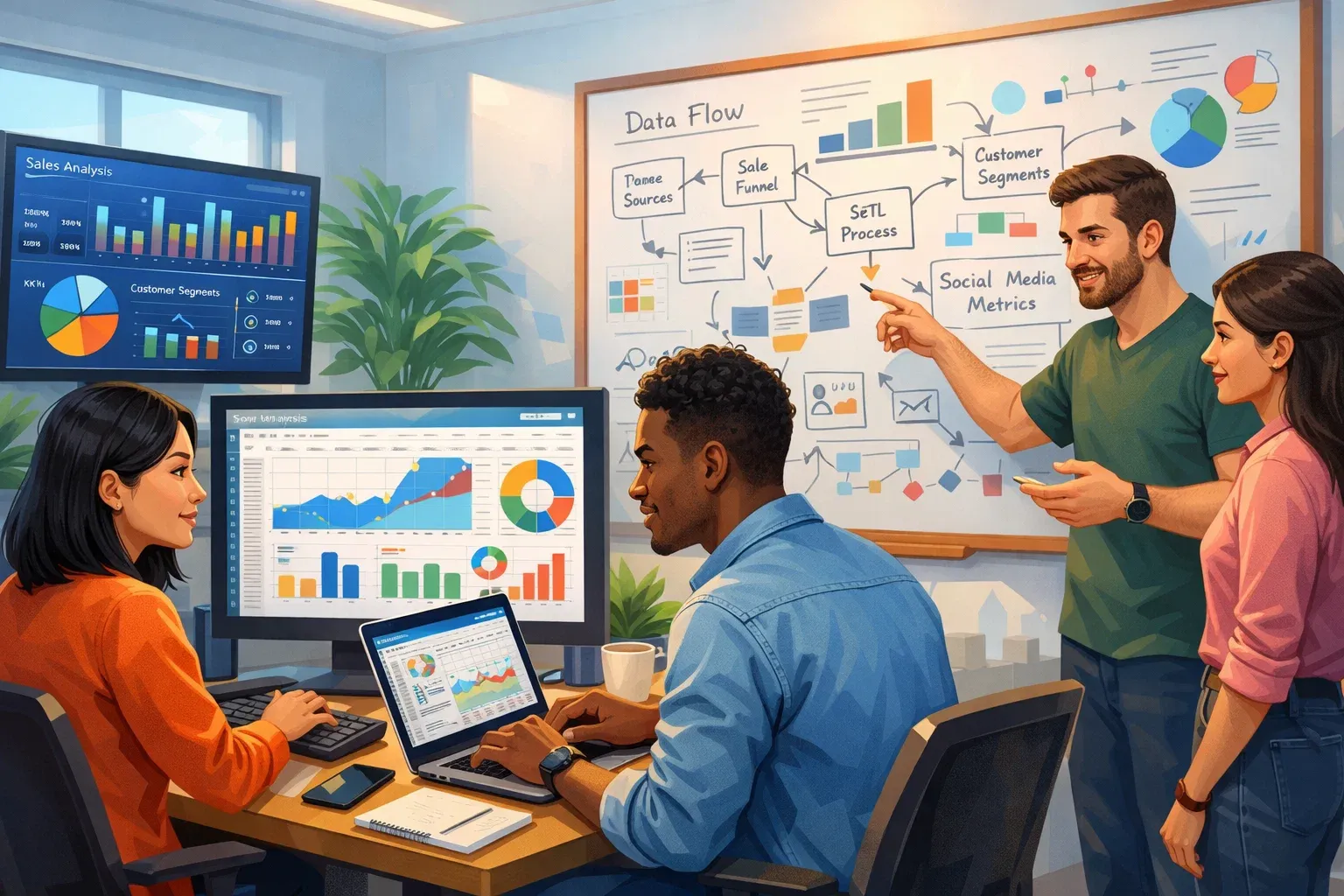 How Data Analysts Work with Marketing, Finance, and Product Teams