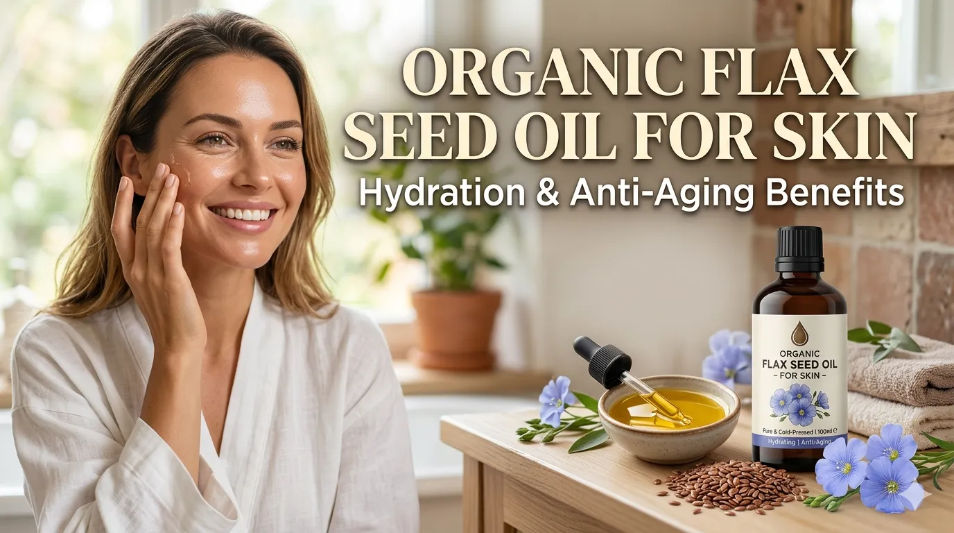 Organic Flax Seed Oil for Skin: Hydration & Anti-Aging Benefits
