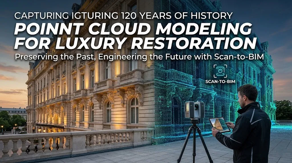 Capturing 120 Years of History: The Strategic Role of Point Cloud Modeling in Luxury Restoration