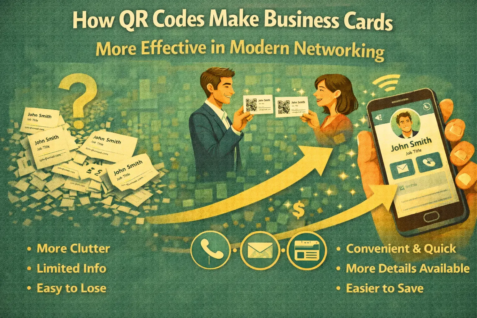 How QR Codes Make Business Cards More Effective in Modern Networking