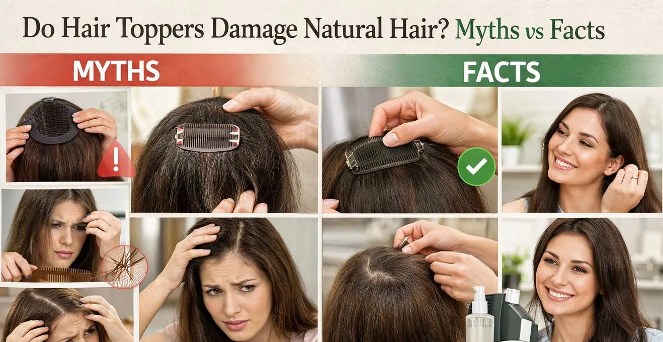 Do Hair Toppers Damage Natural Hair? Myths vs Facts