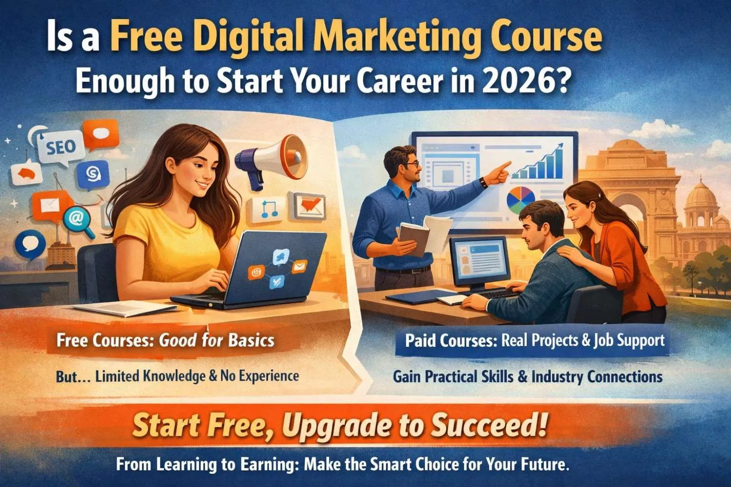 Is a Free Digital Marketing Course Enough to Start Your Career in 2026?