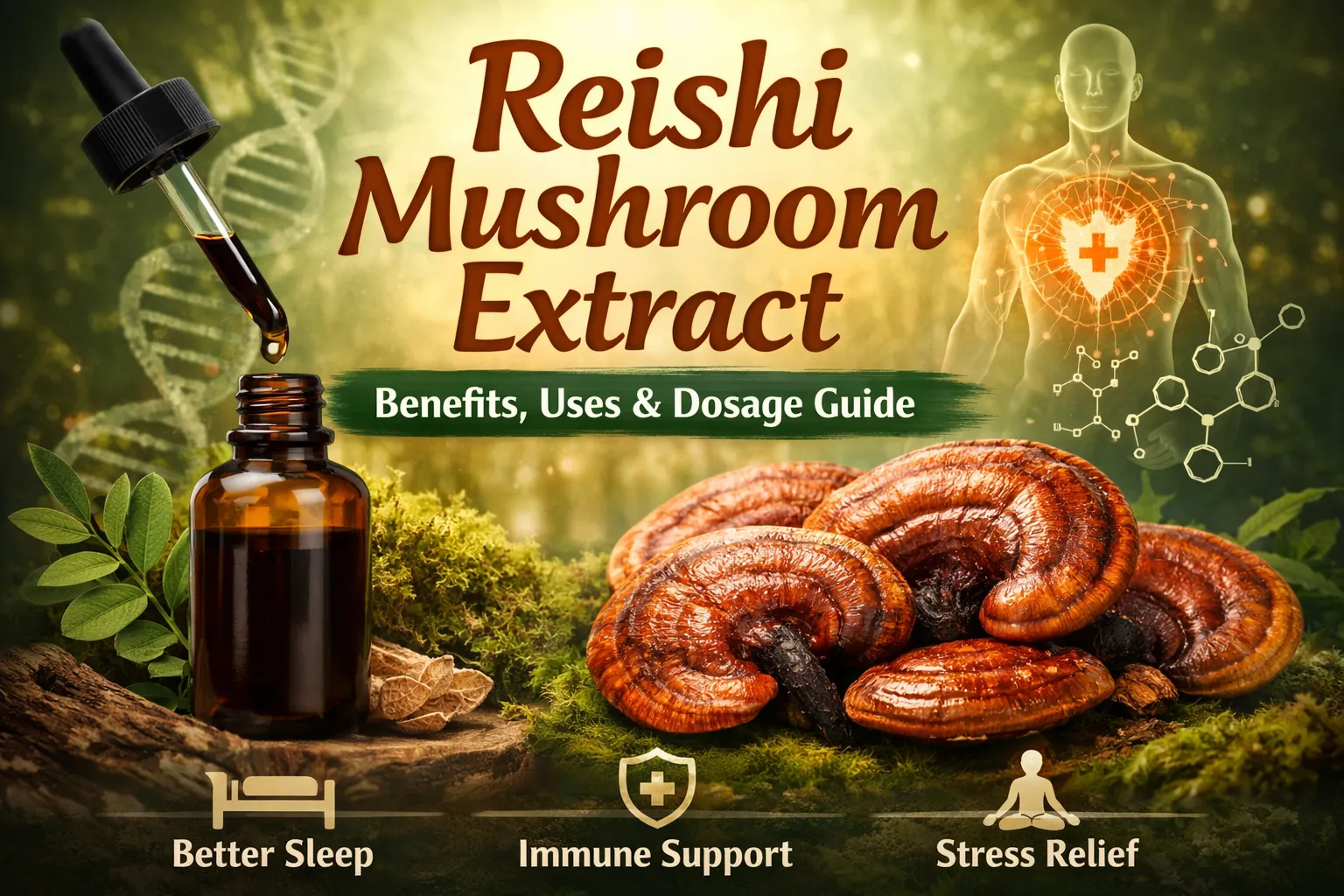 Reishi Mushroom Extract: Complete Guide to Benefits, Uses, Dosage & Buying Guide