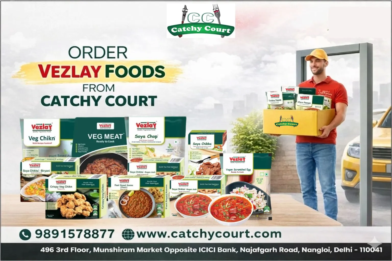 Vezlay Foods at Catchy Court – Buy Premium Vegan Meat Online in India