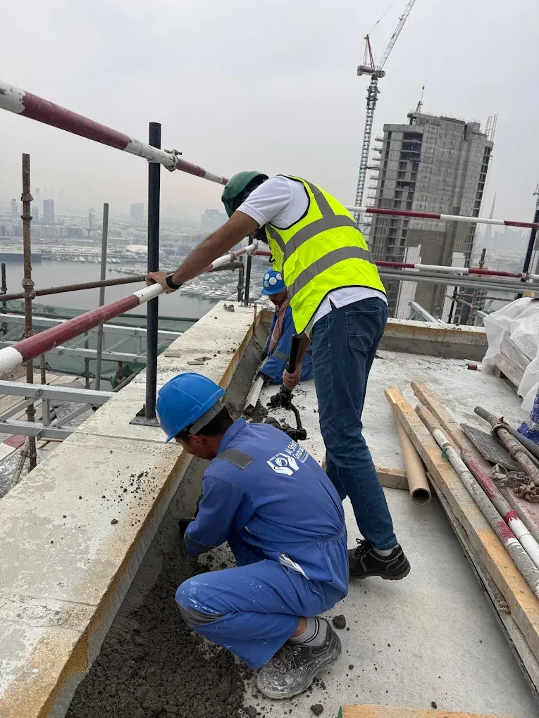 Behind the scenes of a complex video production shoot