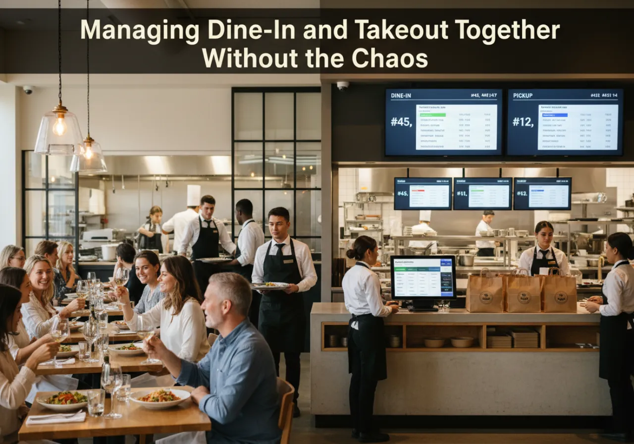 Managing Dine-In and Takeout Together Without the Chaos