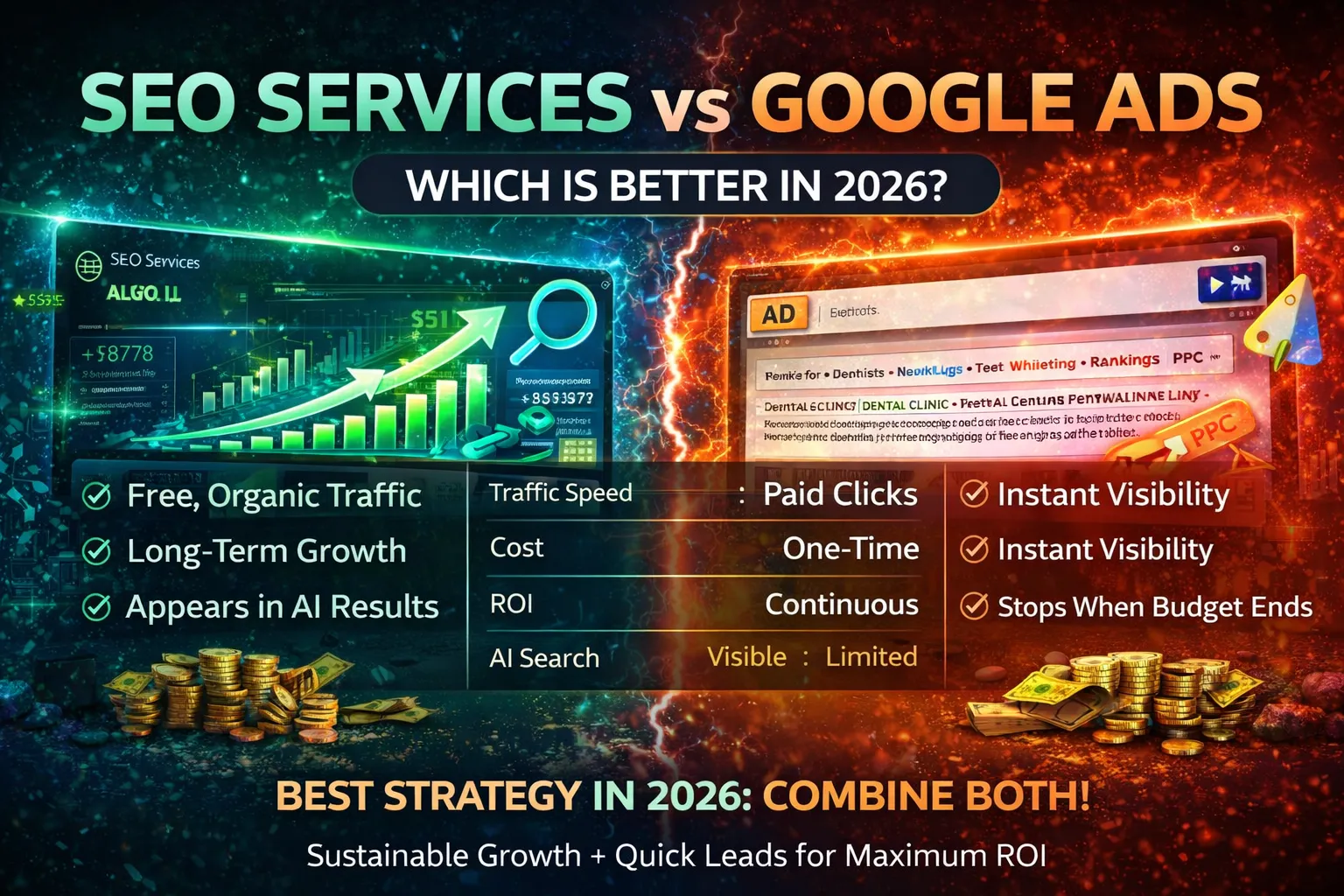 SEO Services vs Google Ads: Which is Better in 2026?