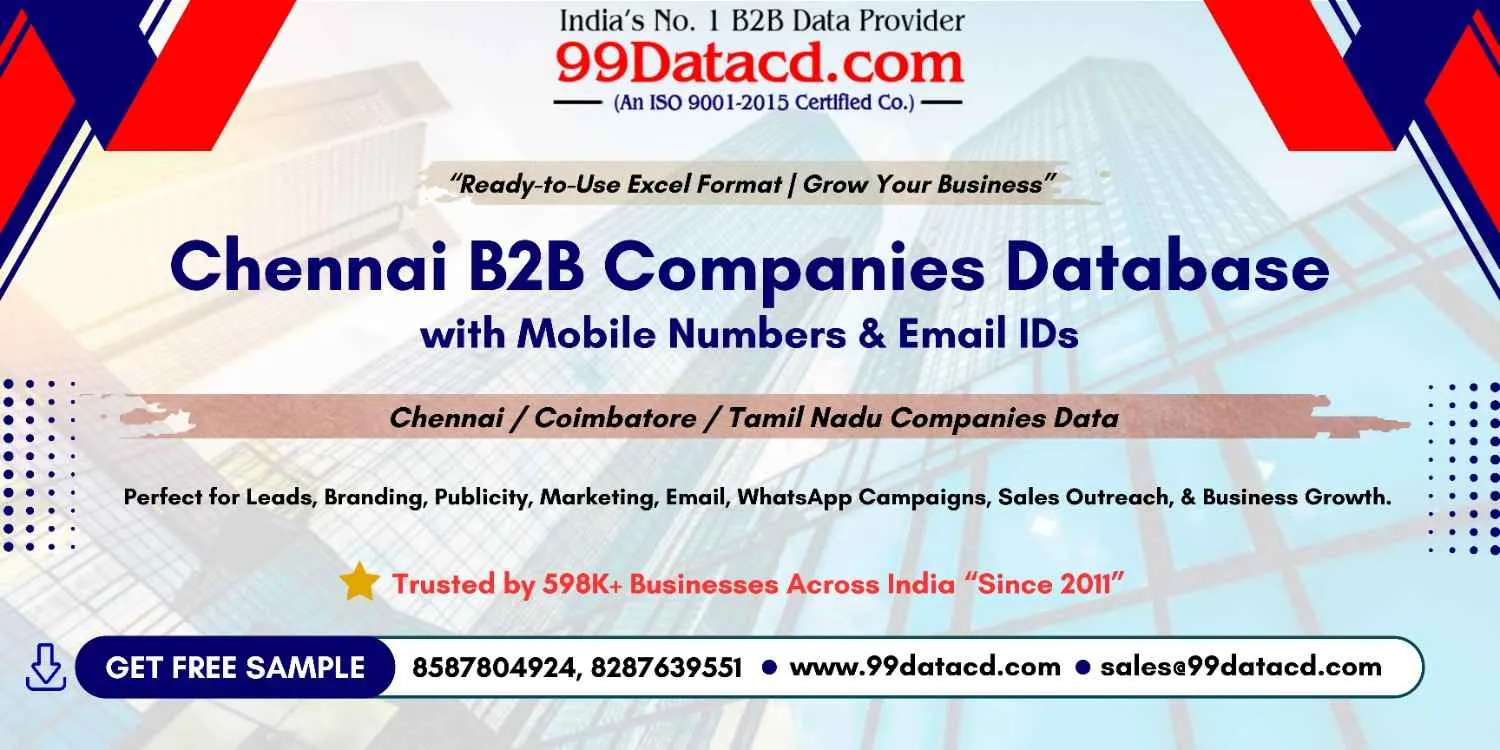 List of Companies in Chennai for Lead Generation & Business Growth
