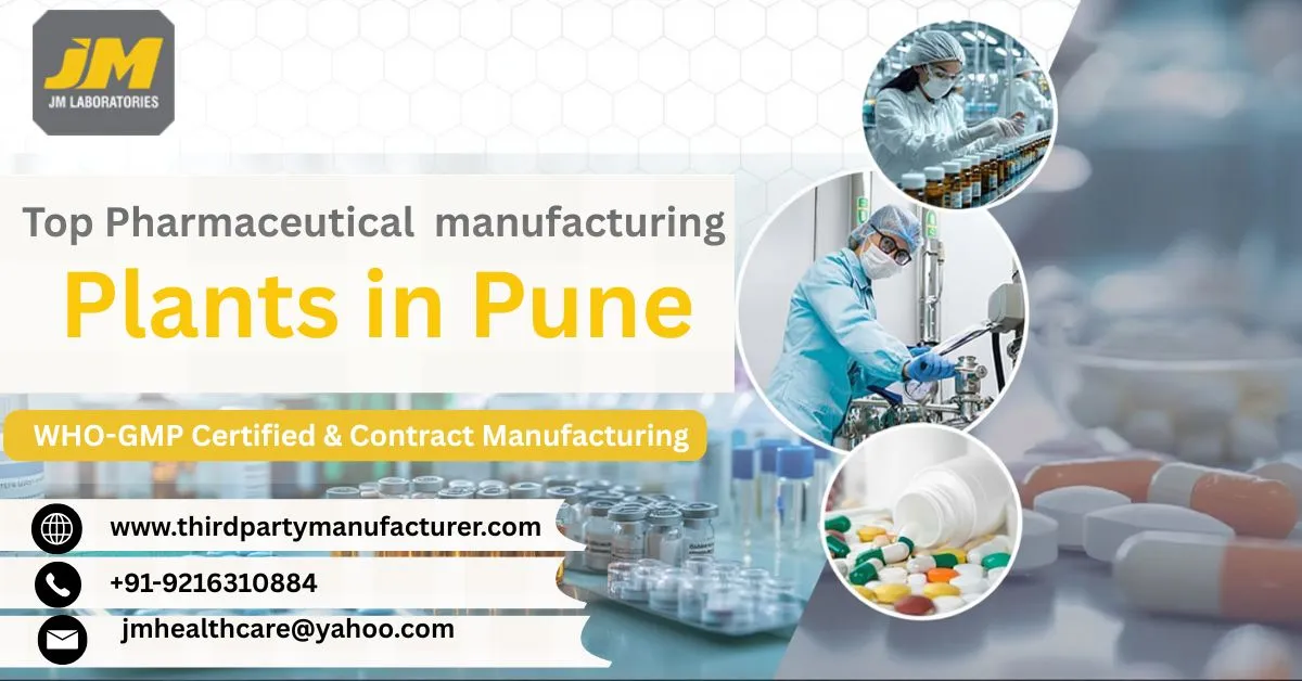 Pharmaceutical manufacturing plants in Pune industrial area