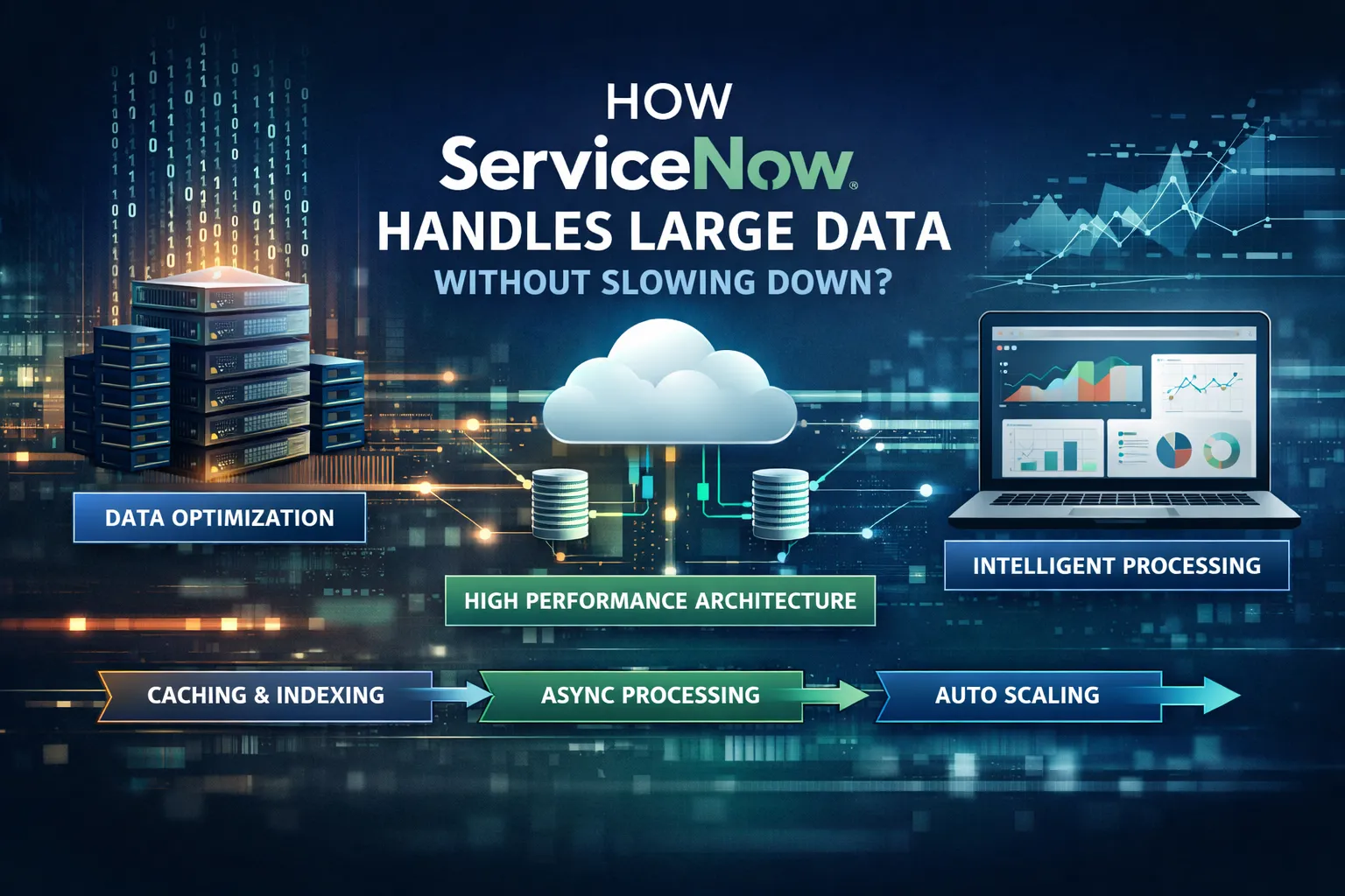 How ServiceNow Handles Large Data Without Slowing Down?