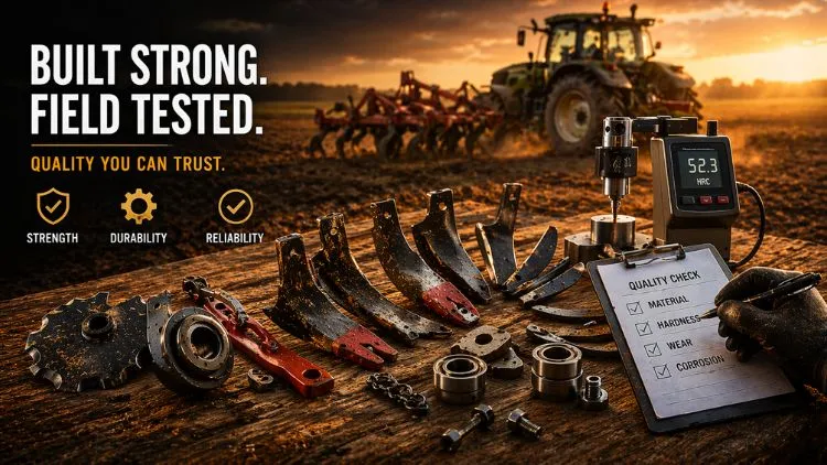 Quality Testing Standards for Agricultural Machinery Components: Complete Compliance & Testing Guide