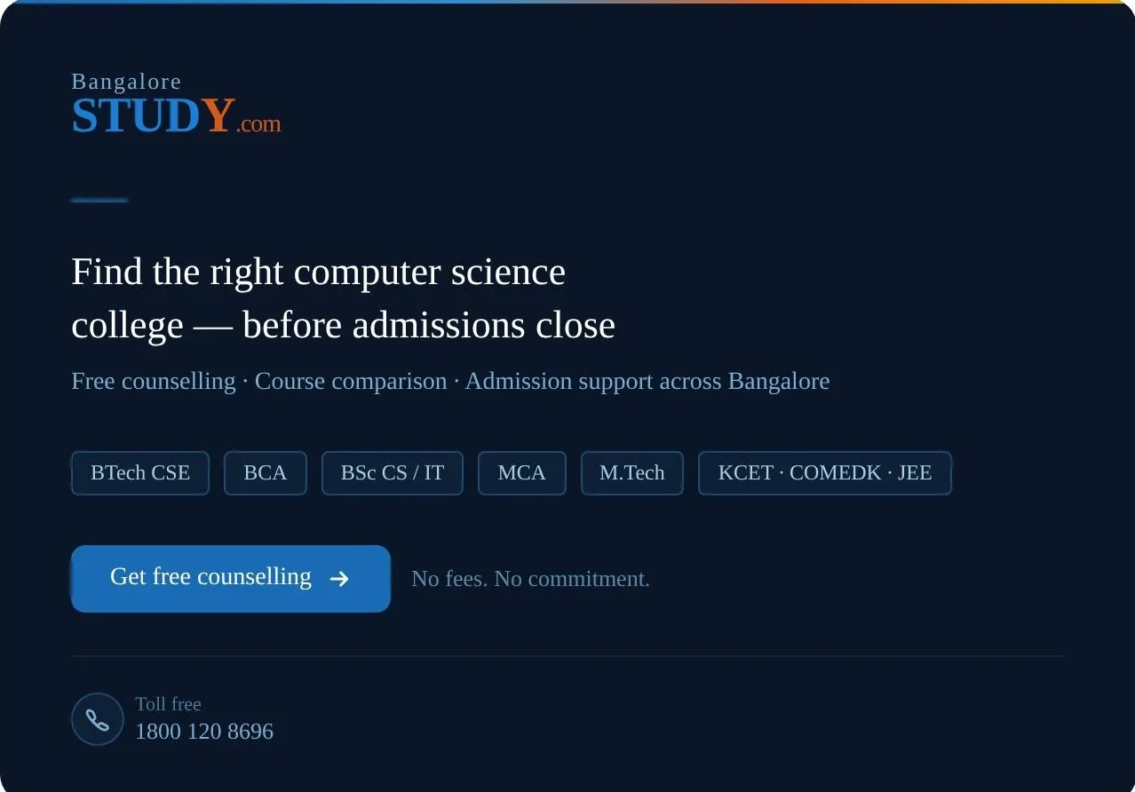 Computer science courses in India with computer courses after 12th, admission guidance, and top computer science colleges in Bangalore