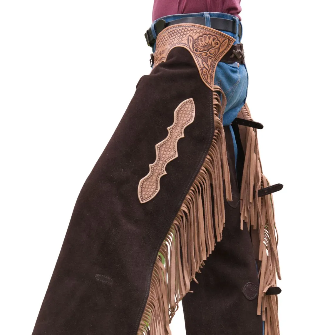 Authentic Leather Cowboy Chaps for Everyday Riding