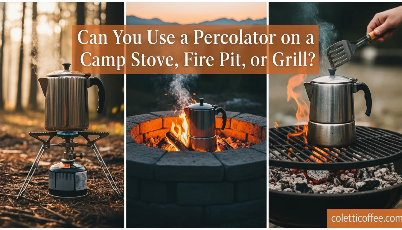 Can You Use a Percolator on a Camp Stove, Fire Pit, or Grill?