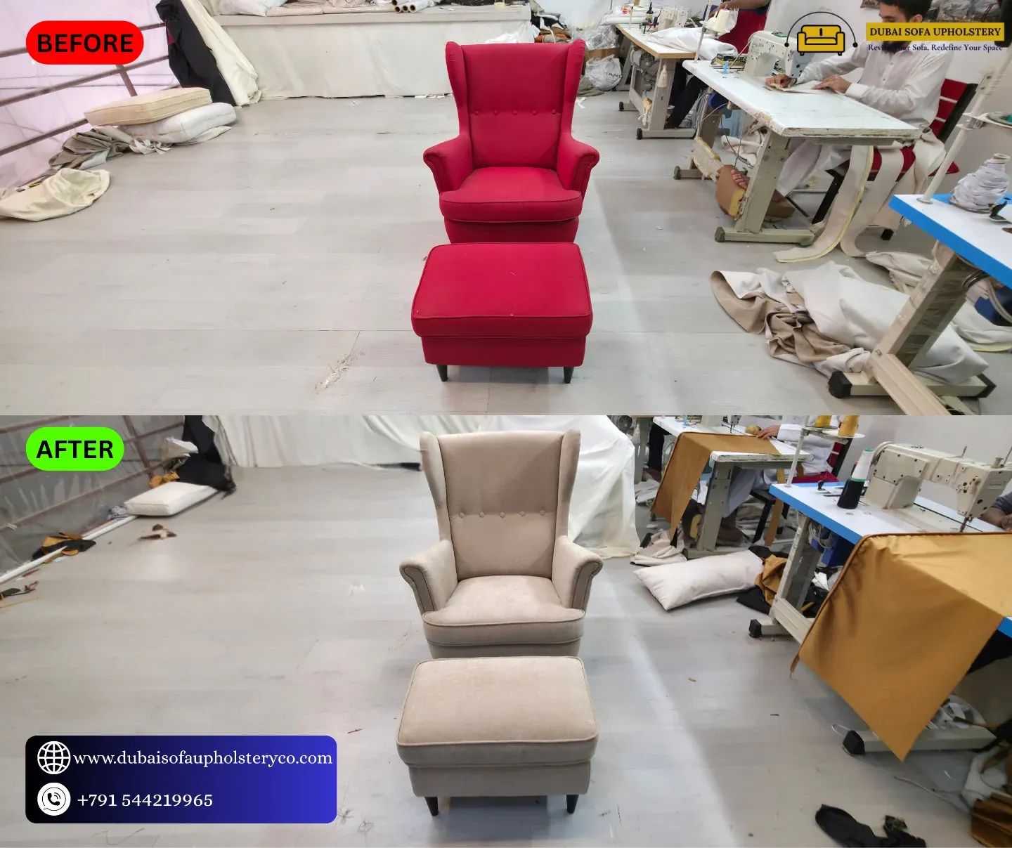 Chair Upholstery Dubai & Best Sofa Upholstery Services | Quality Furniture Restoration in Dubai