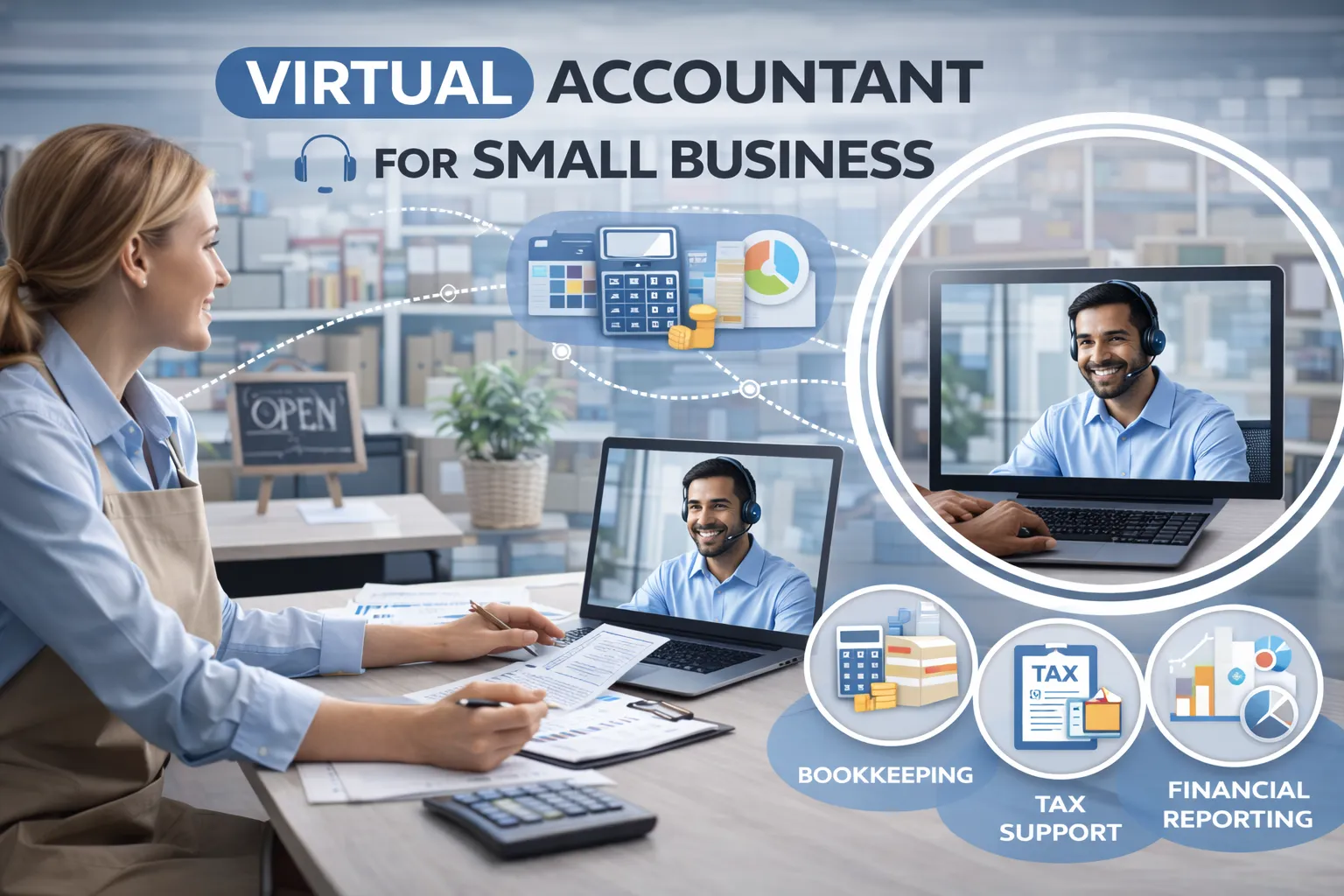 How a Virtual Accountant Manages Daily Finances for Small Businesses
