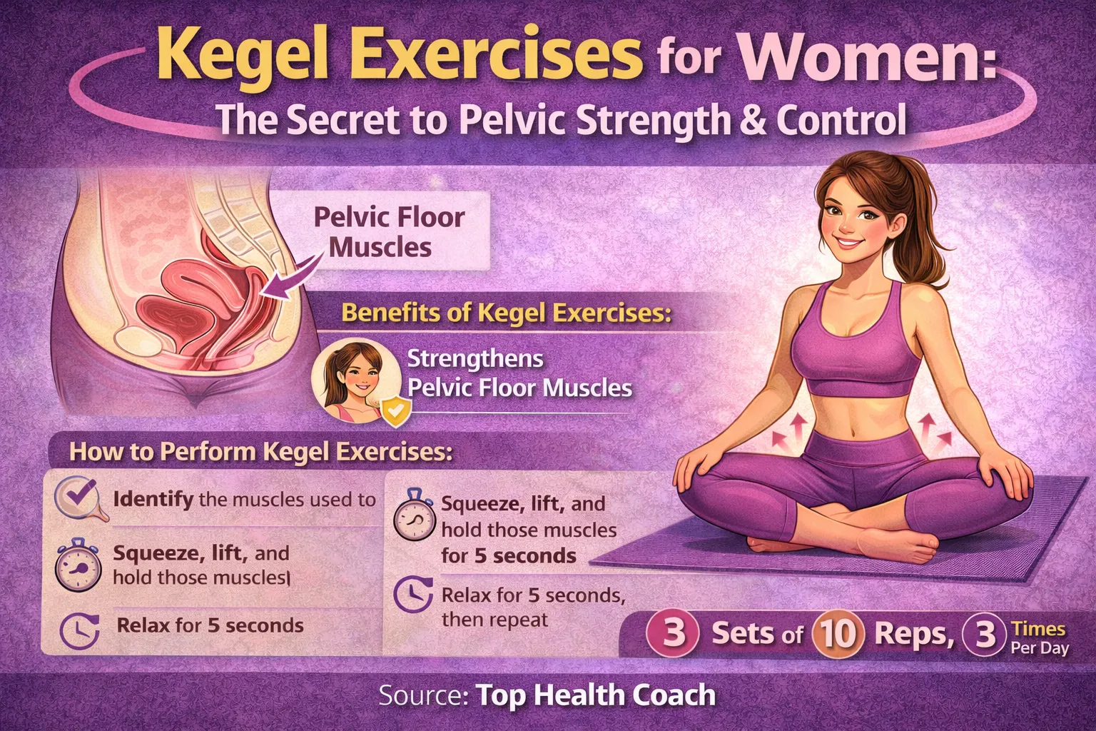 The Ultimate Guide to Kegel Exercises for Women: Strengthen Your Pelvic Floor Naturally