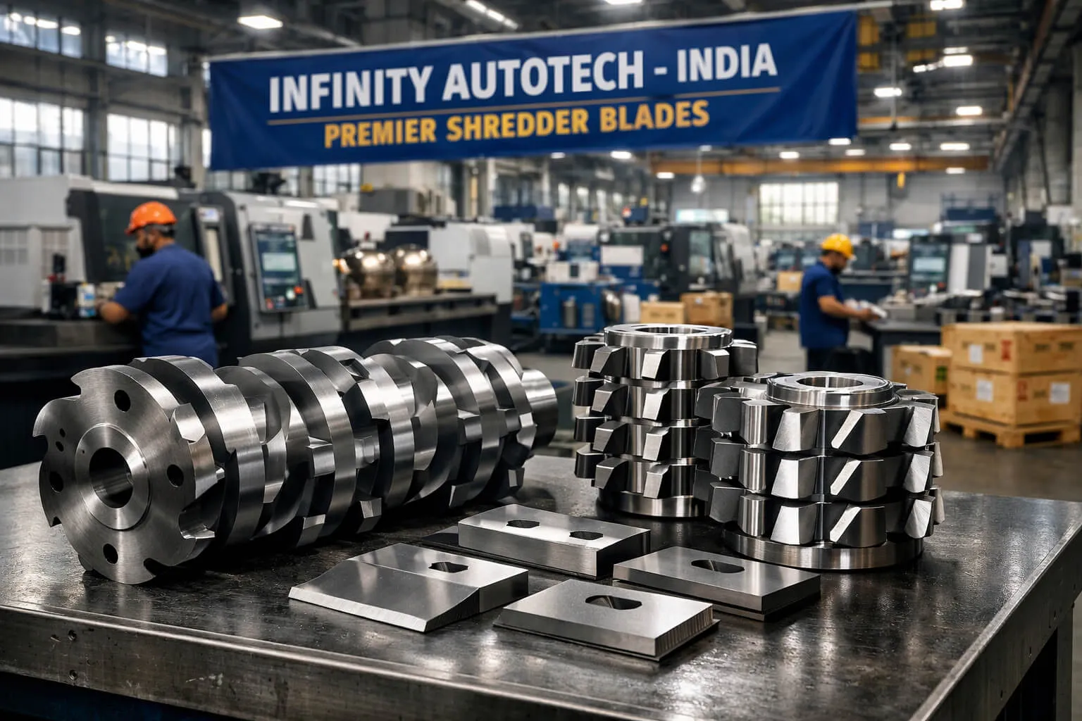 Industrial Shredder Blades Manufacturer | High-Strength & Durable