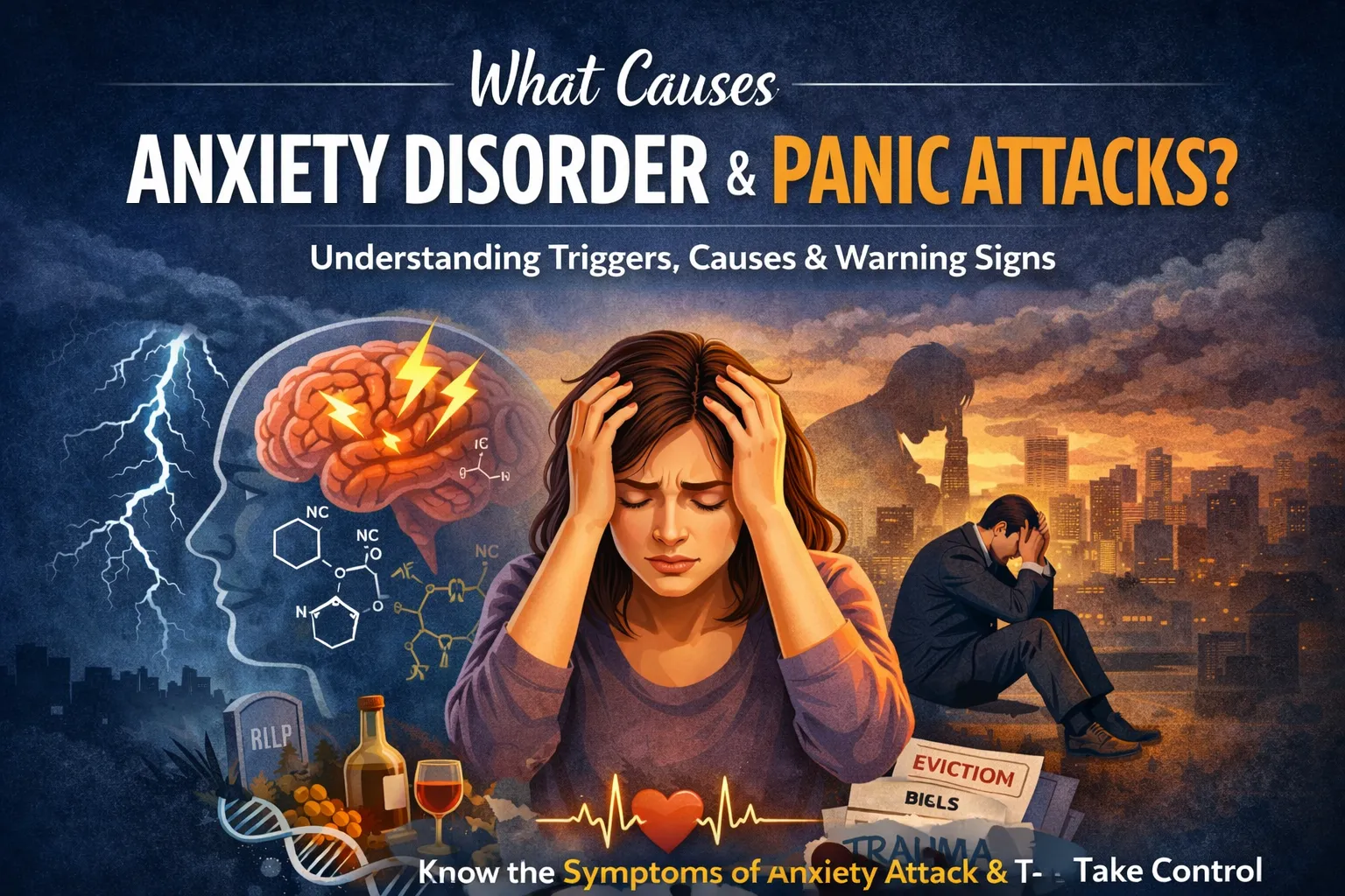 What causes anxiety disorder and panic attacks